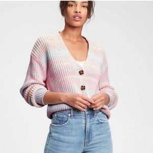 Gap Pastel Button-up Cardigan - Size Medium